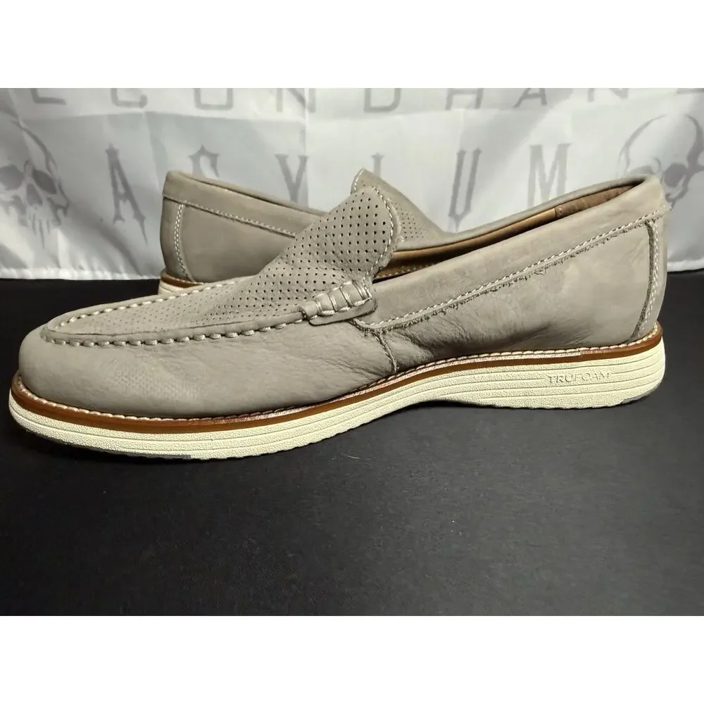 Johnston & Murphy Mens 8M Upon Loafers Gray True Foam